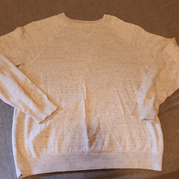 H&M Other - LOGG By H&M White And Gray Heather Look  Sweater Size Large